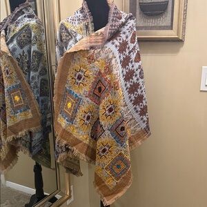 J. Jill Multicolor Patterned Scarf